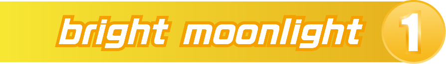 1.bright moonlight