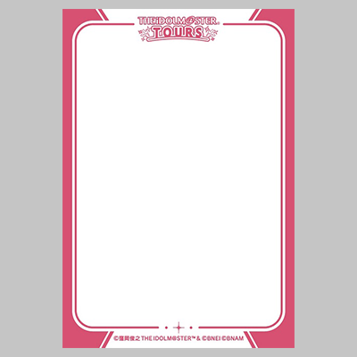 アイドルマスター TOURS オフィシャルカードスリーブ 第1弾　※30枚入