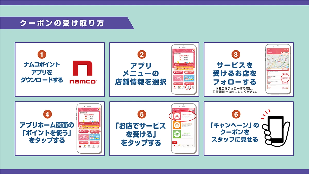 クーポンの受け取り方
