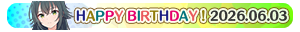 Happy Birthday! 2026 06.03