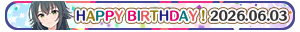 Happy Birthday! 2026 06.03