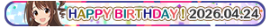 Happy Birthday! 2026 04.24