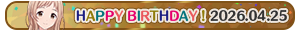 Happy Birthday! 2026 04.25