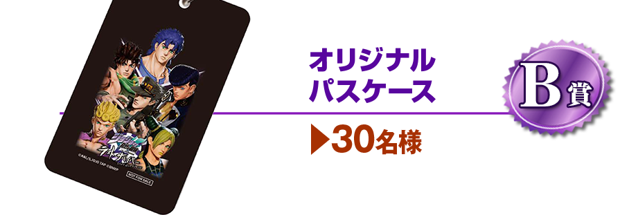 《B賞》オリジナルパスケース 30名様