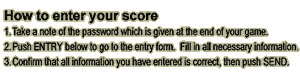 How to enter your score