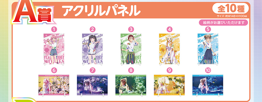 A賞 アクリルパネル 全10種