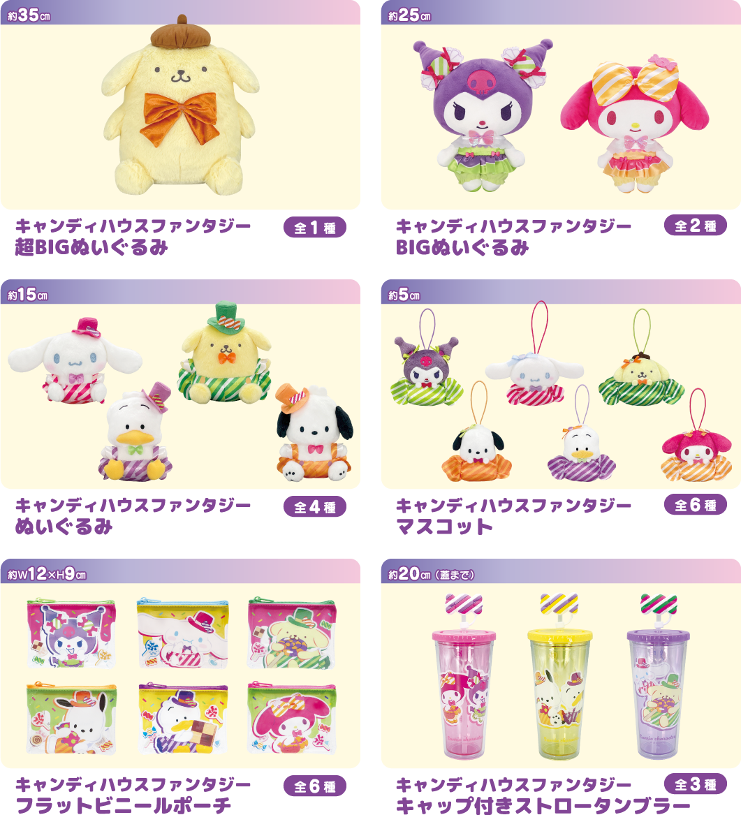 ナムコ限定景品　サンリオキャラクターズ