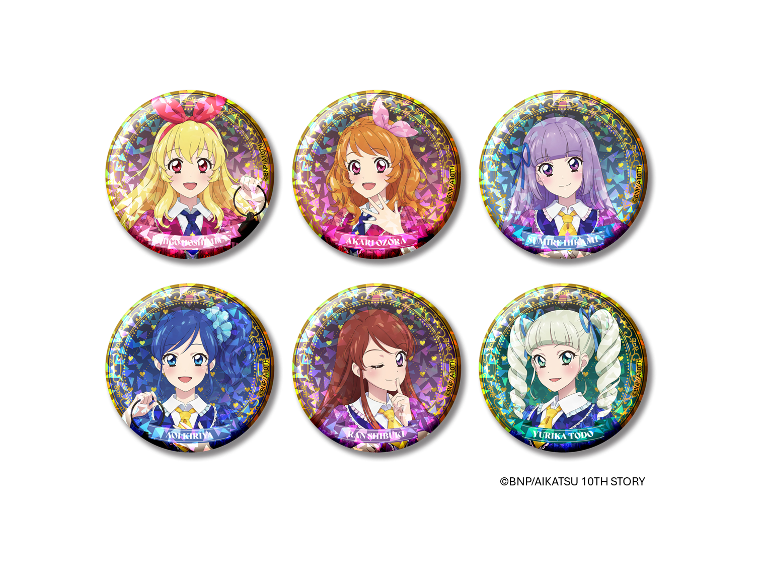 56㎜キラキラ缶バッジコレクション