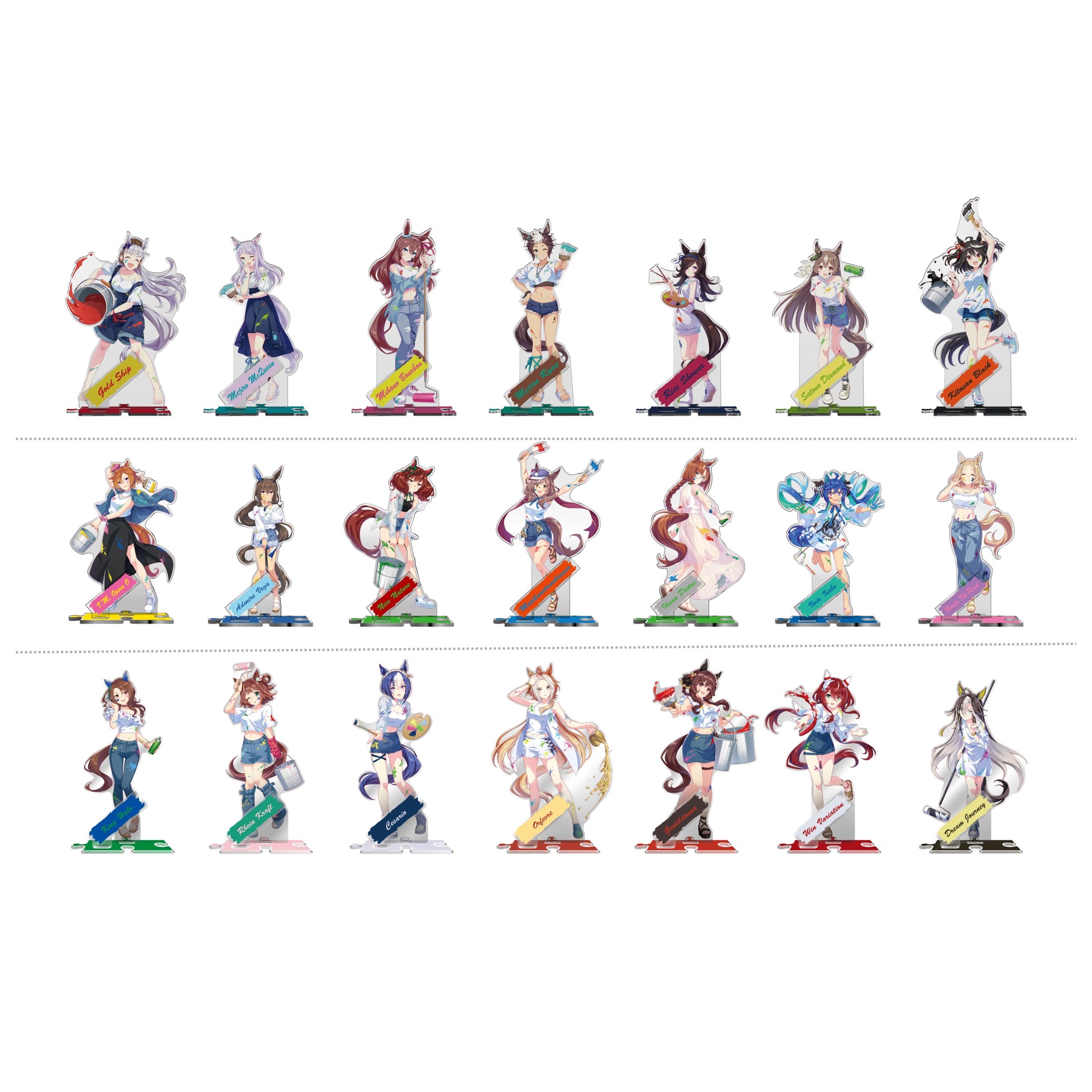 アクリルスタンドペインタースタイル