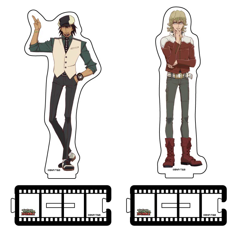 TIGER & BUNNY アクリルスタンド (鏑木・T・虎徹／バーナビー・ブルックス Jr.)