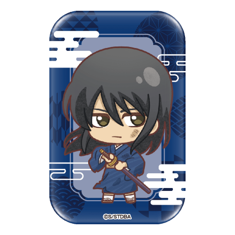 ④スクエア缶バッジ（ミニキャラデザイン） 桂小太郎