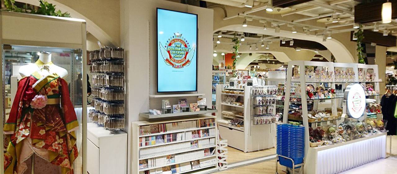 店舗一覧 アイドルマスター オフィシャルショップ イベントショップ バンダイナムコアミューズメント 夢 遊び 感動 を