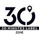 30 MINUTES LABEL ZONE