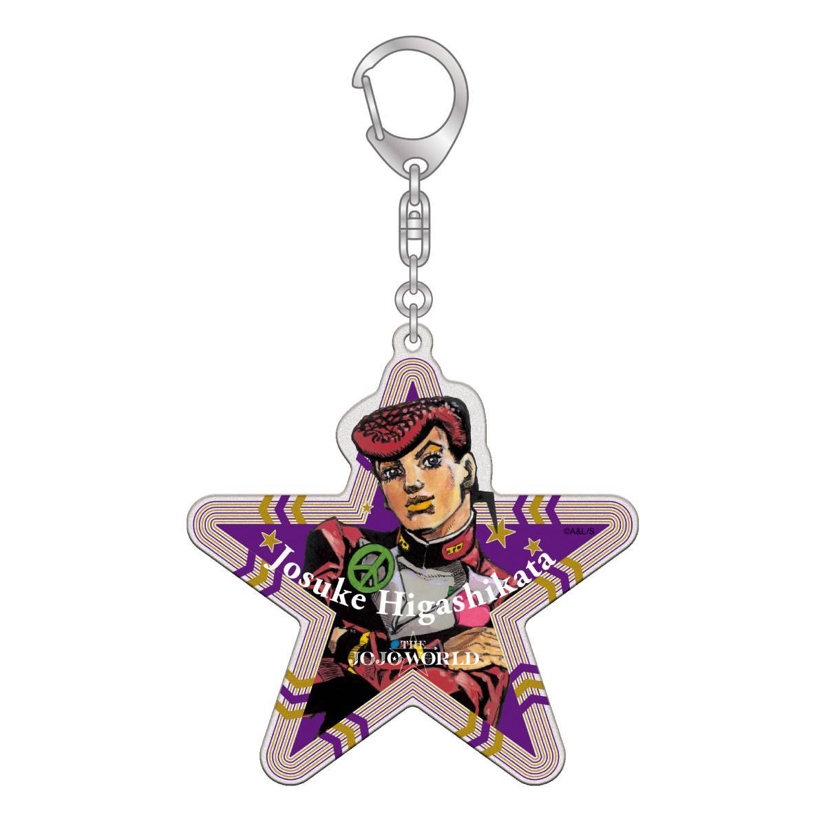 THE★JOJO WORLD 荒木飛呂彦描き下ろしイラスト アクリルキーホルダー