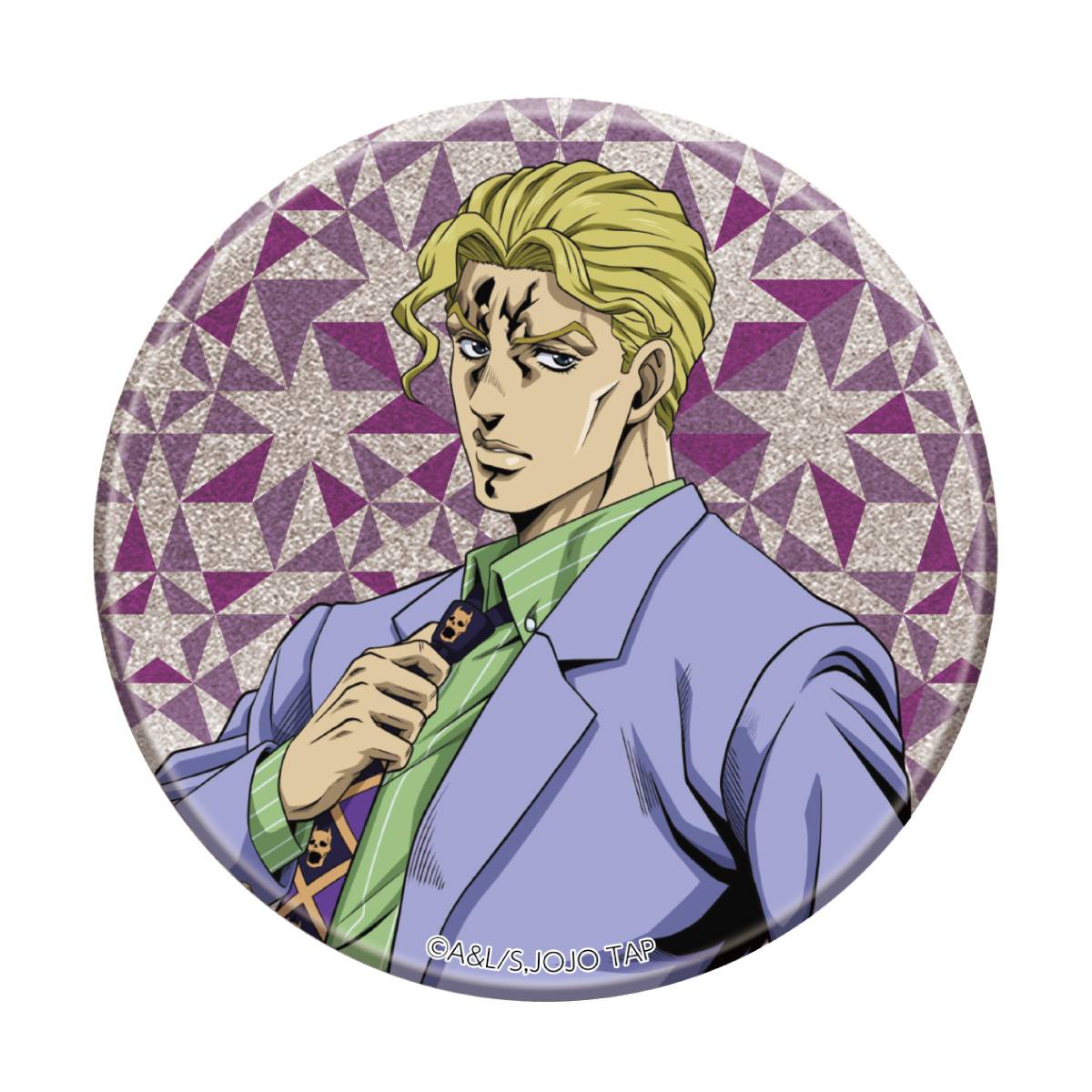 THE★JOJO WORLD 75mmグリッター缶バッジ（螺旋階段）