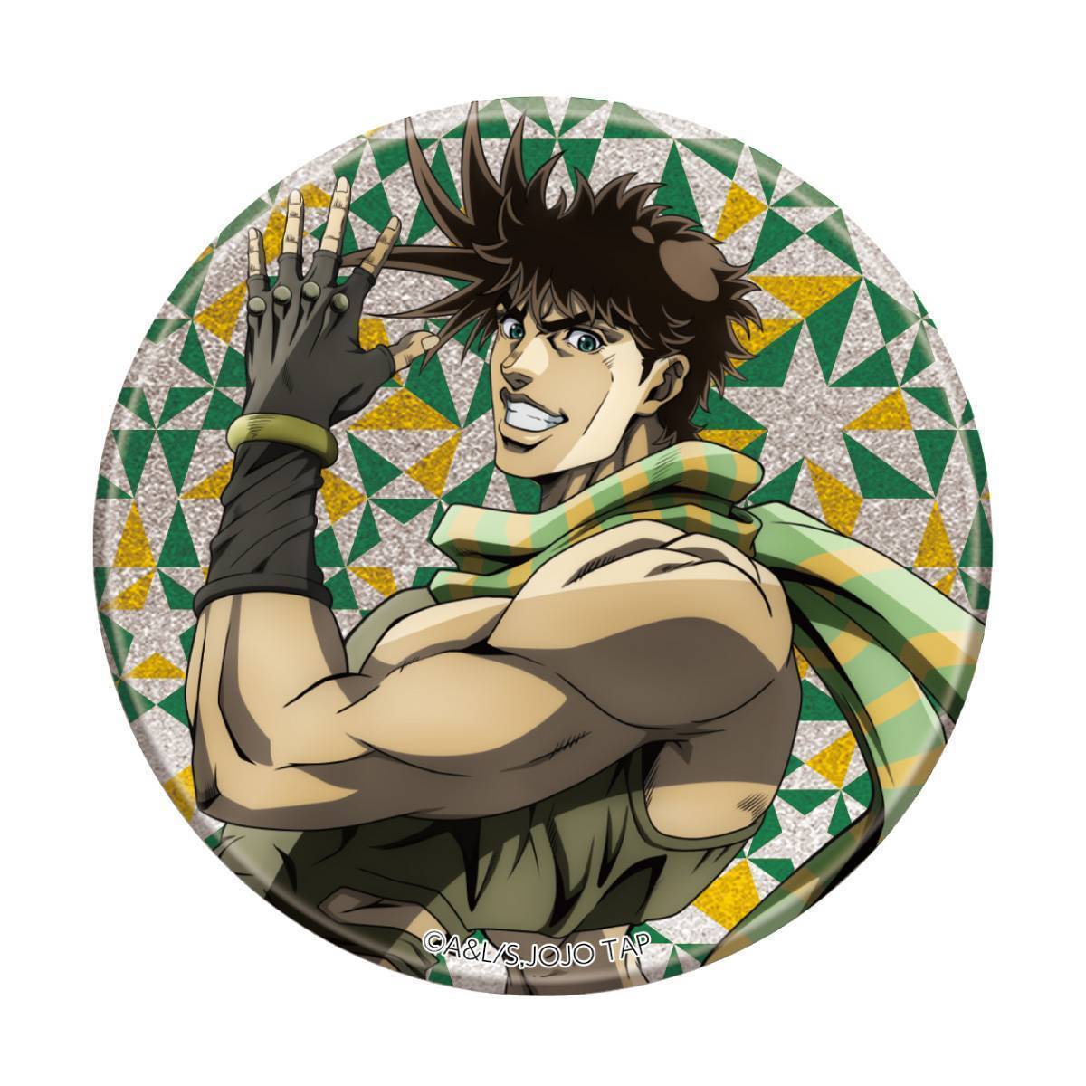 THE★JOJO WORLD 75mmグリッター缶バッジ（螺旋階段）
