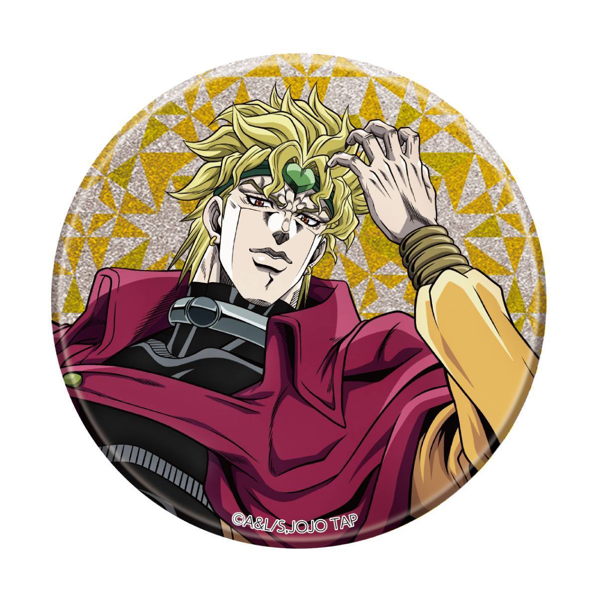 THE★JOJO WORLD 75mmグリッター缶バッジ（螺旋階段）