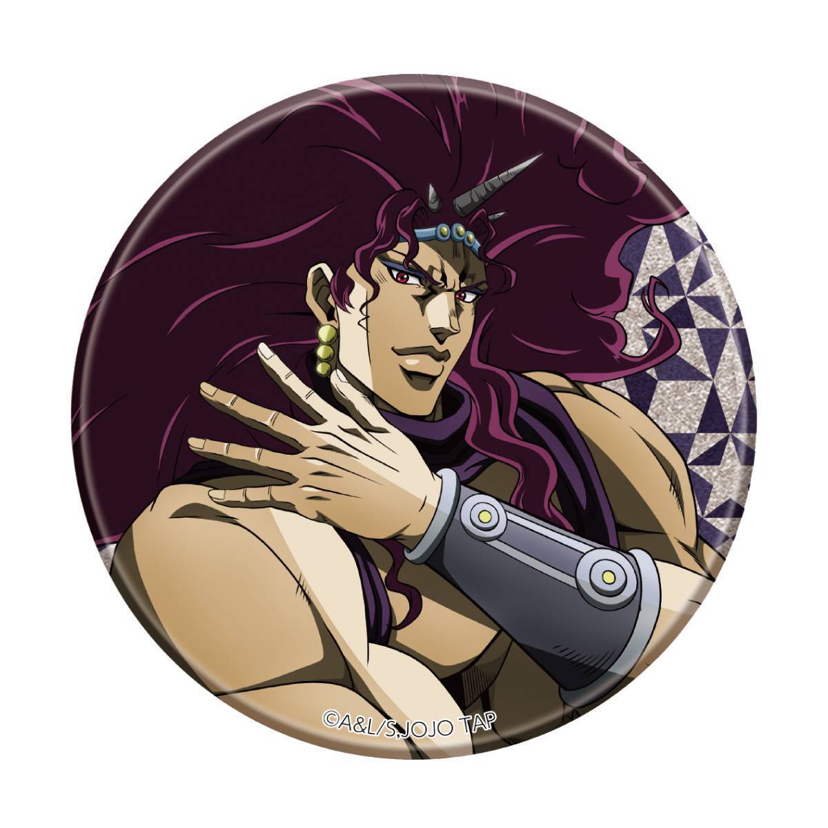 THE★JOJO WORLD 75mmグリッター缶バッジ（螺旋階段）