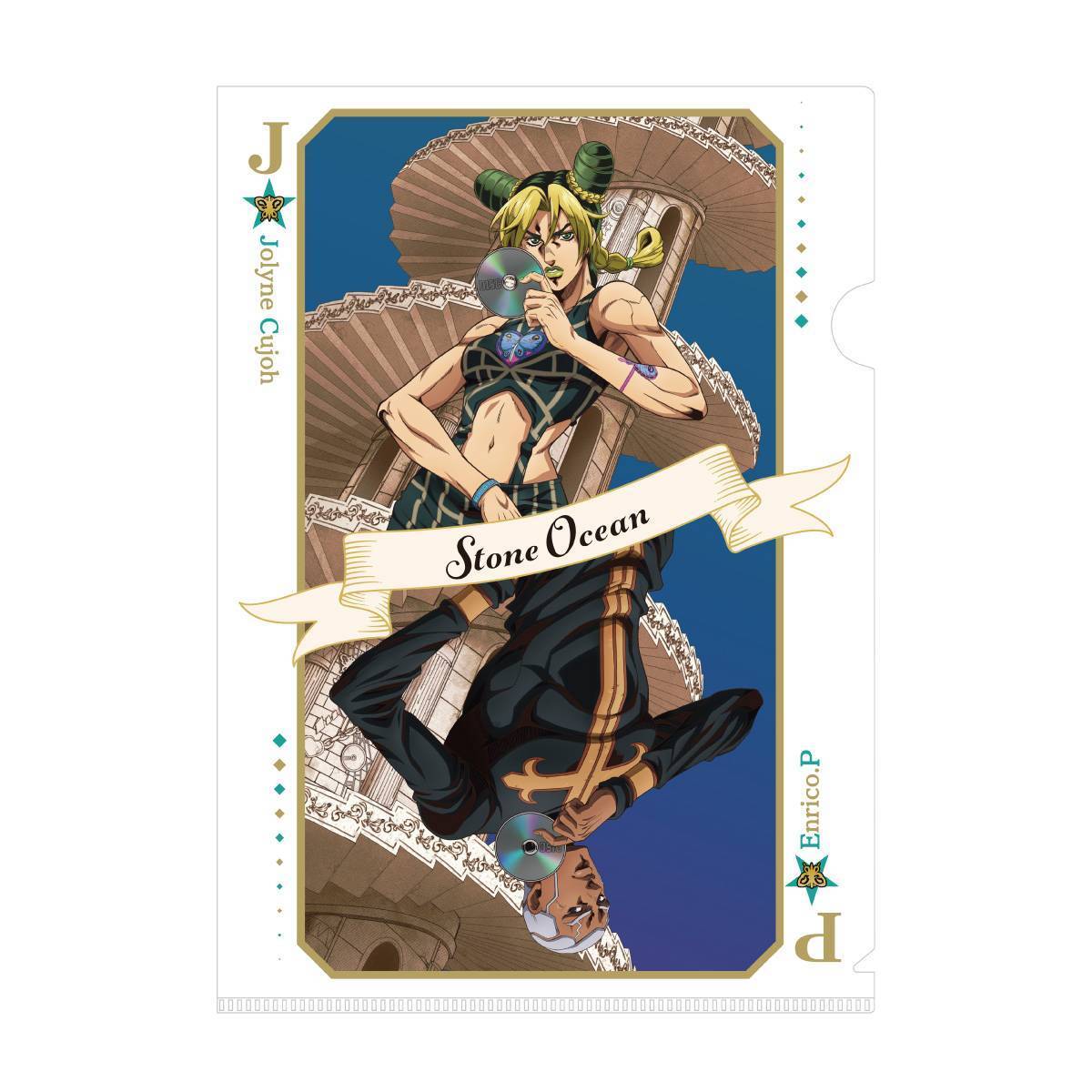 THE★JOJO WORLD クリアファイル（螺旋階段）
