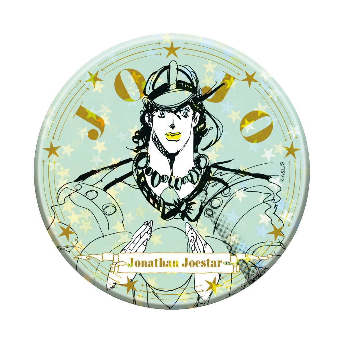 THE★JOJO WORLD 原作『ジョジョの奇妙な冒険』 75mmホログラム缶バッジ Ver. Sketch