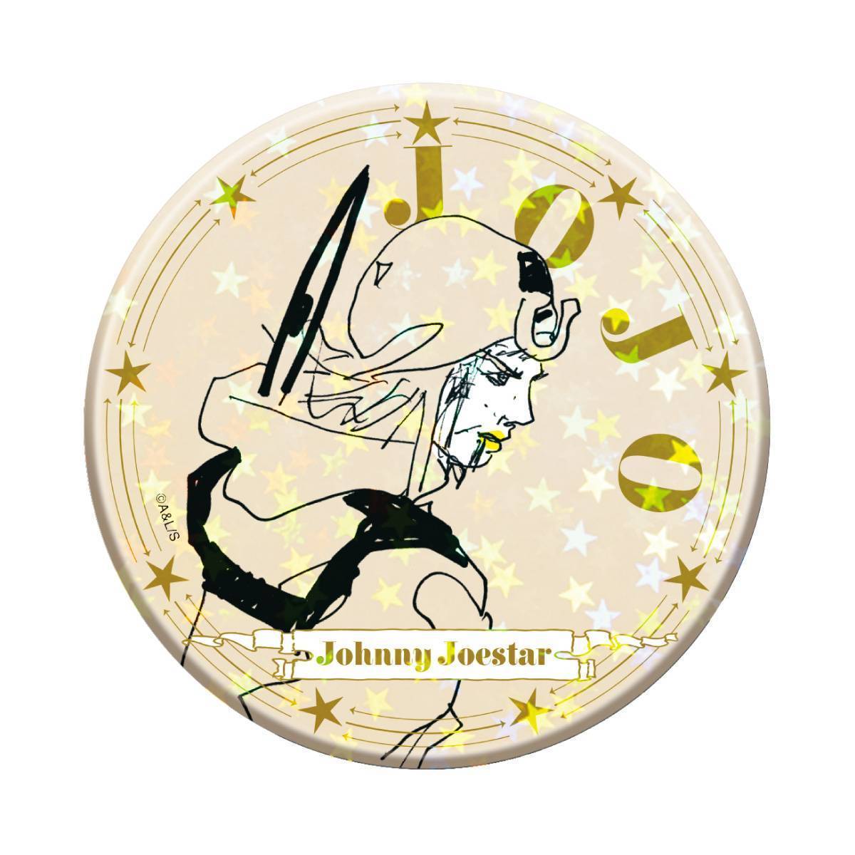 THE★JOJO WORLD 原作『ジョジョの奇妙な冒険』 75mmホログラム缶バッジ Ver. Sketch