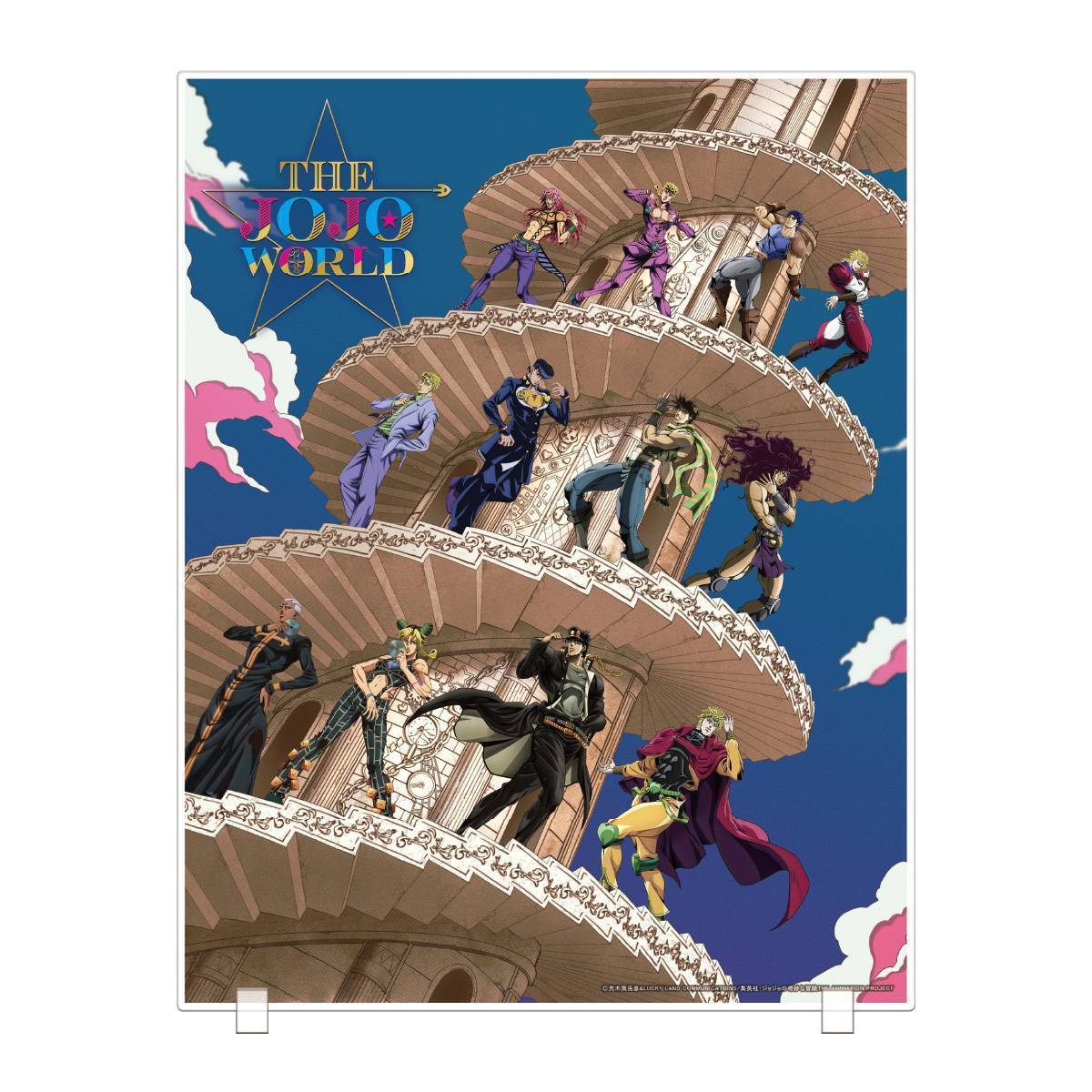 THE★JOJO WORLD アクリルボード（螺旋階段）