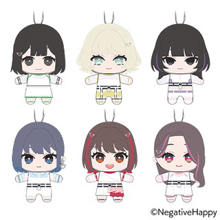 ネガティヴハッピィ マスコットキーホルダー