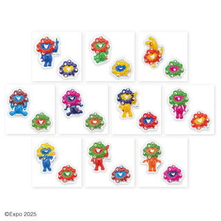 Expo 2025 Myaku-Myaku Puffy Stickers
