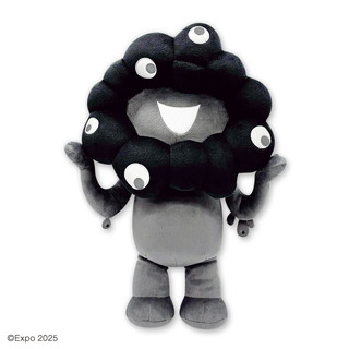 Expo 2025 Myaku-Myaku Black Myaku Super Big Plush