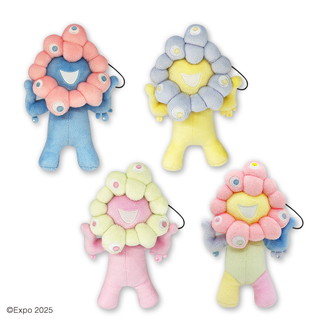 Expo 2025 Myaku-Myaku Pastel Mascot with Ball Chain