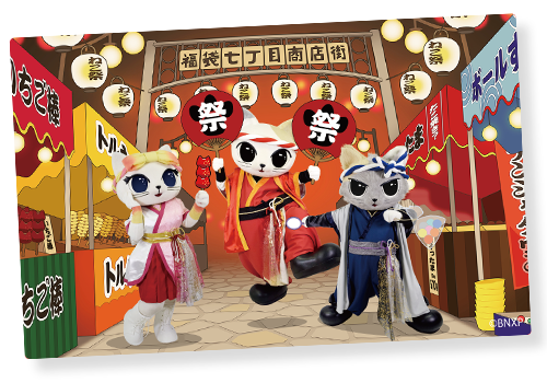 30周年テーマ「祭」実写ステッカー