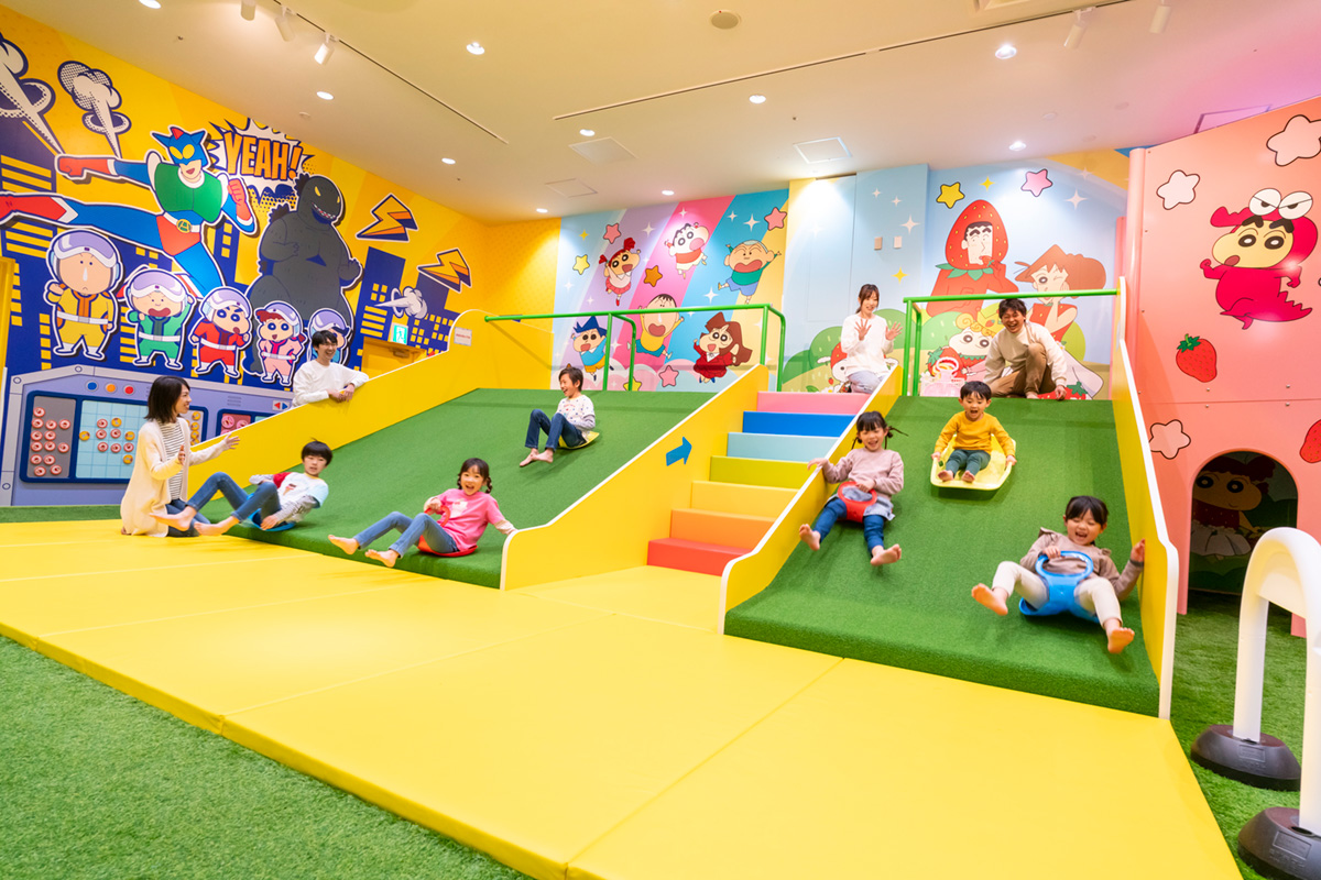 ワクワク土手遊び