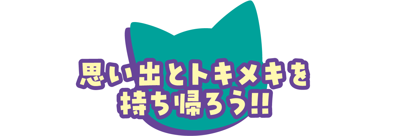 思い出とトキメキを持ち帰ろう‼︎