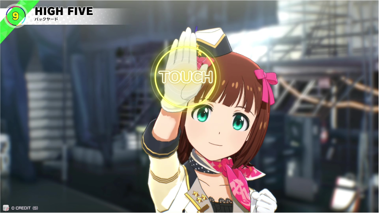 ライブ準備はこれで完了です！ハイタッチでアイドルを送り出しましょう！